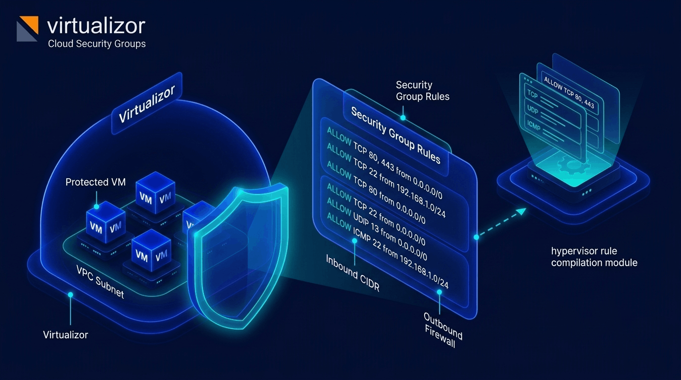 Virtualizor Firewall and Security Group Management