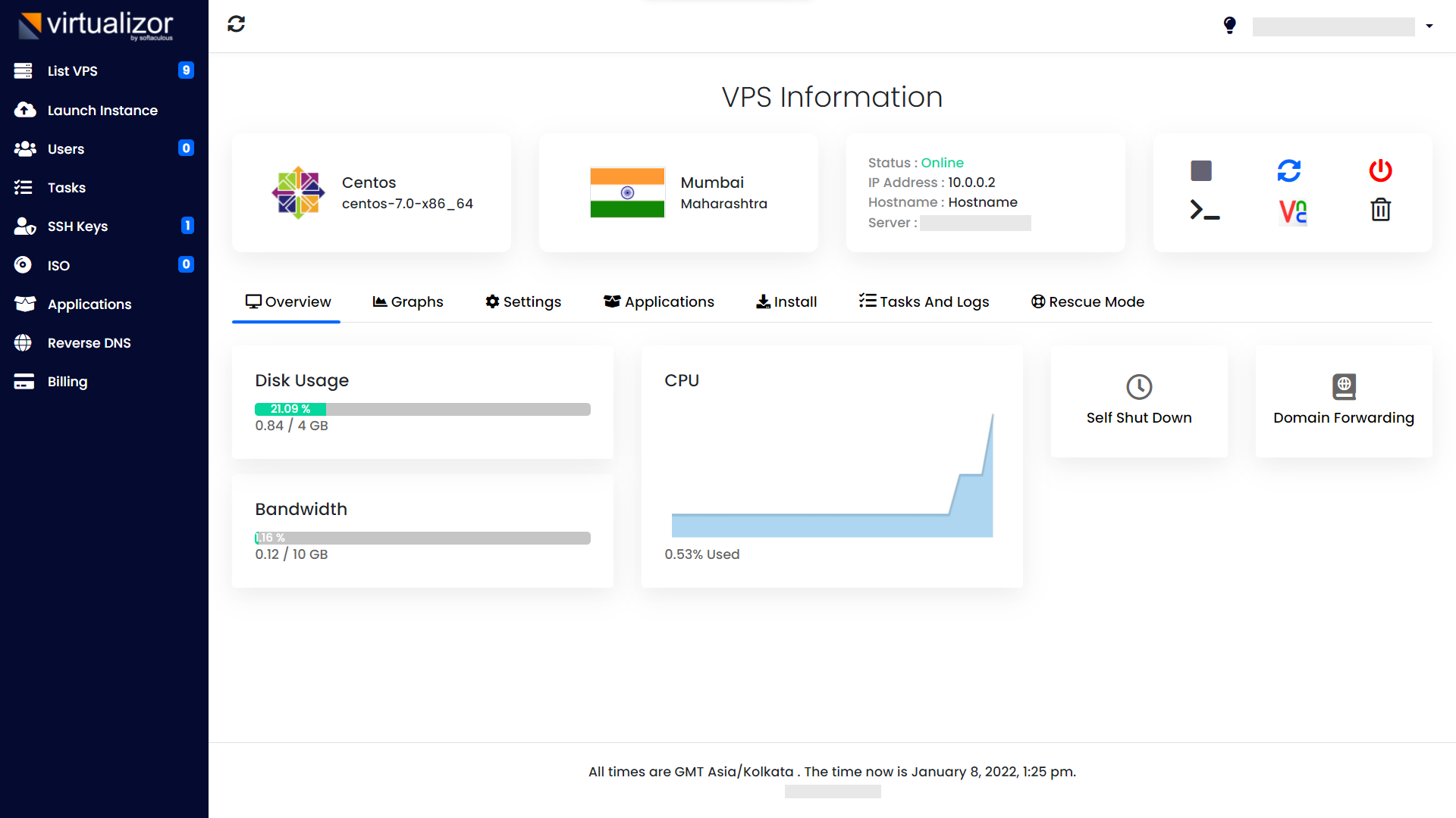 VPS information