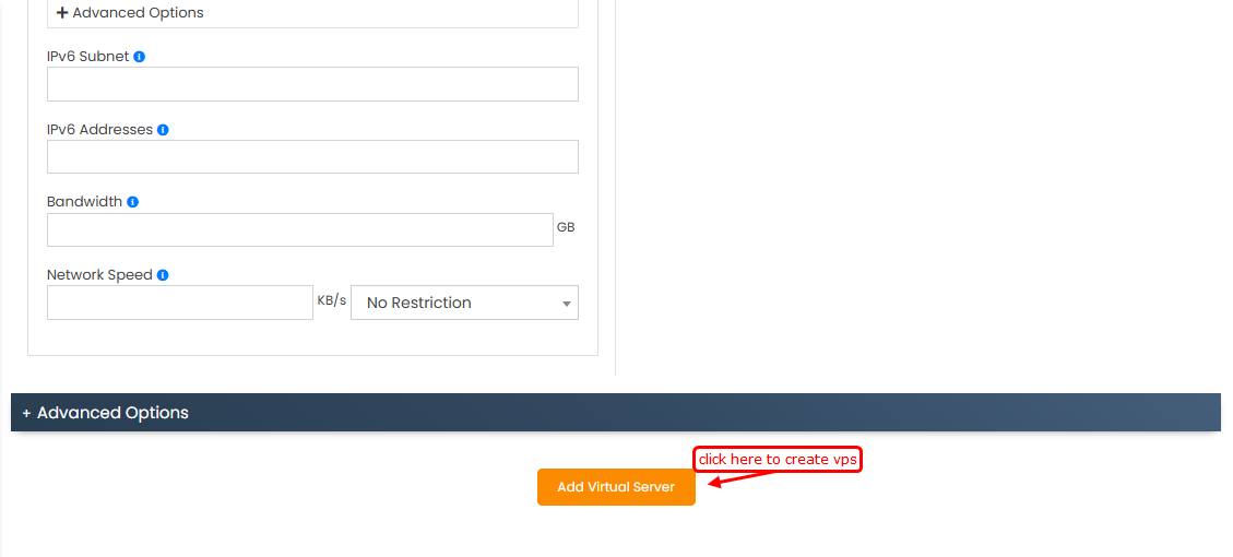 Creating A Vps Virtualizor Creating A Vps Virtualizor