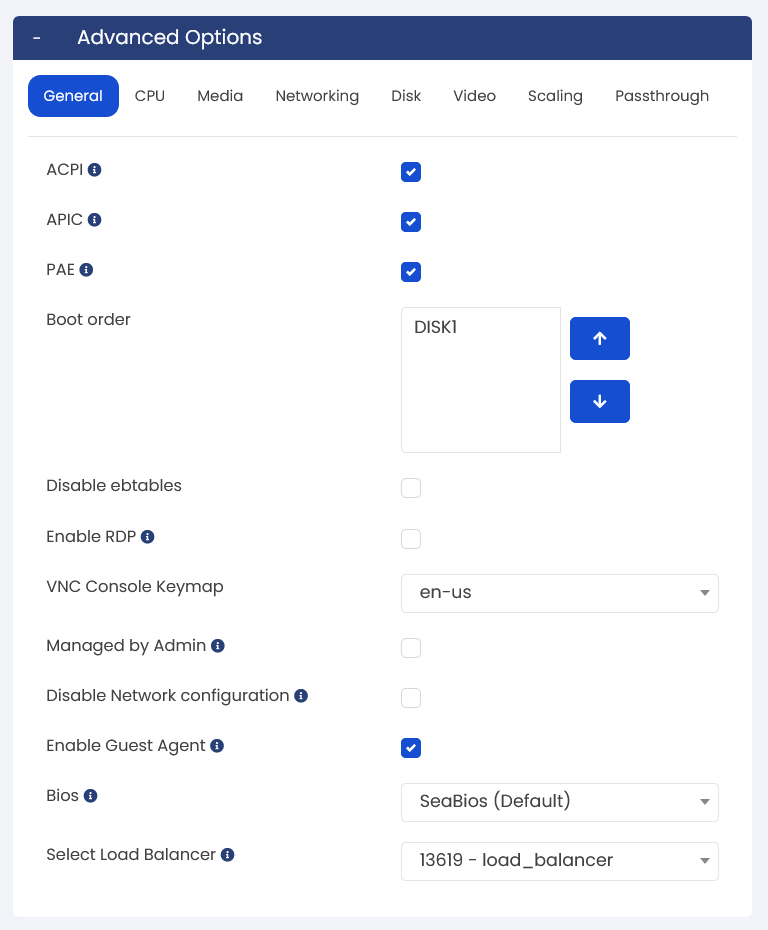 General Settings