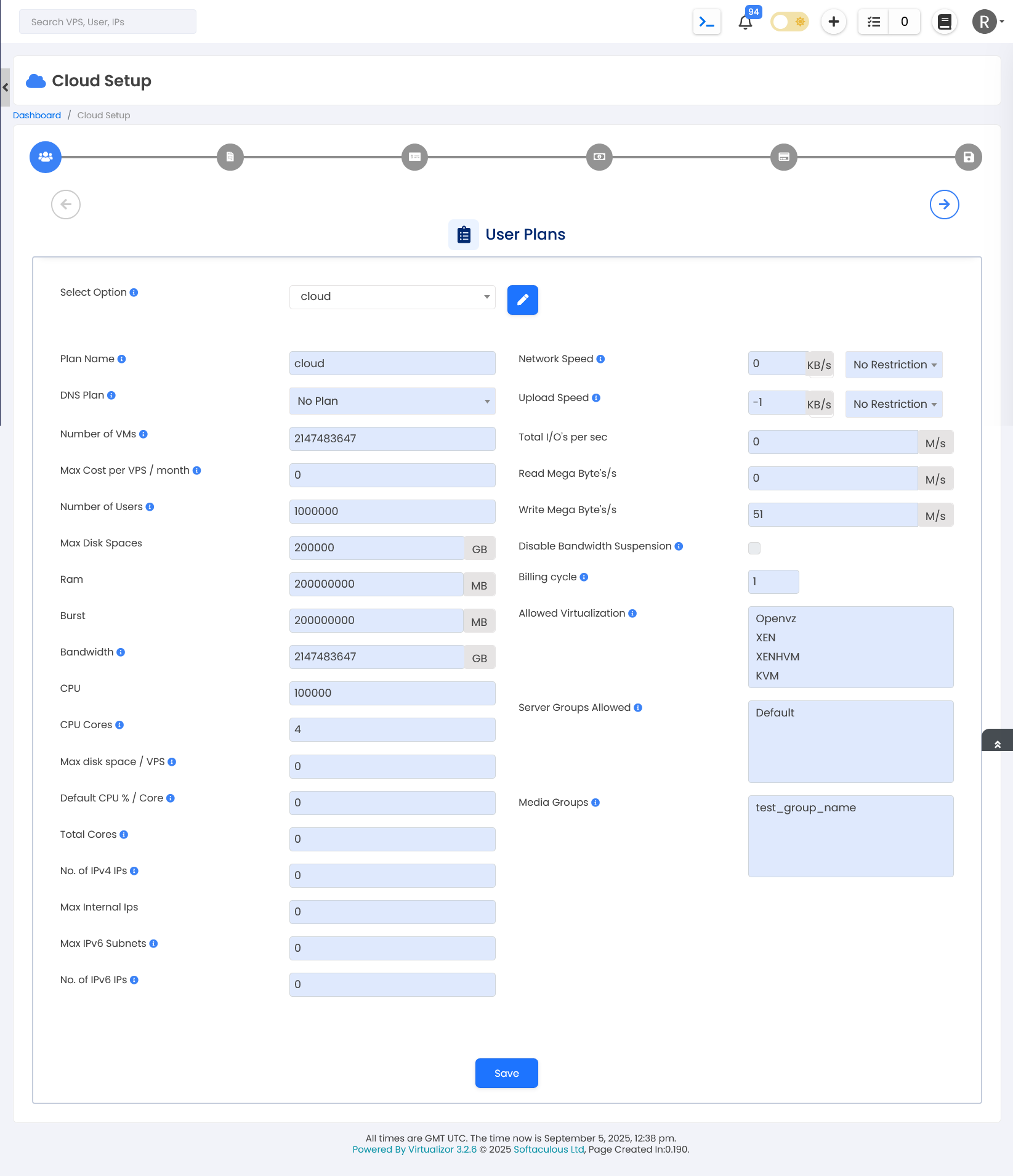 user plan user plan